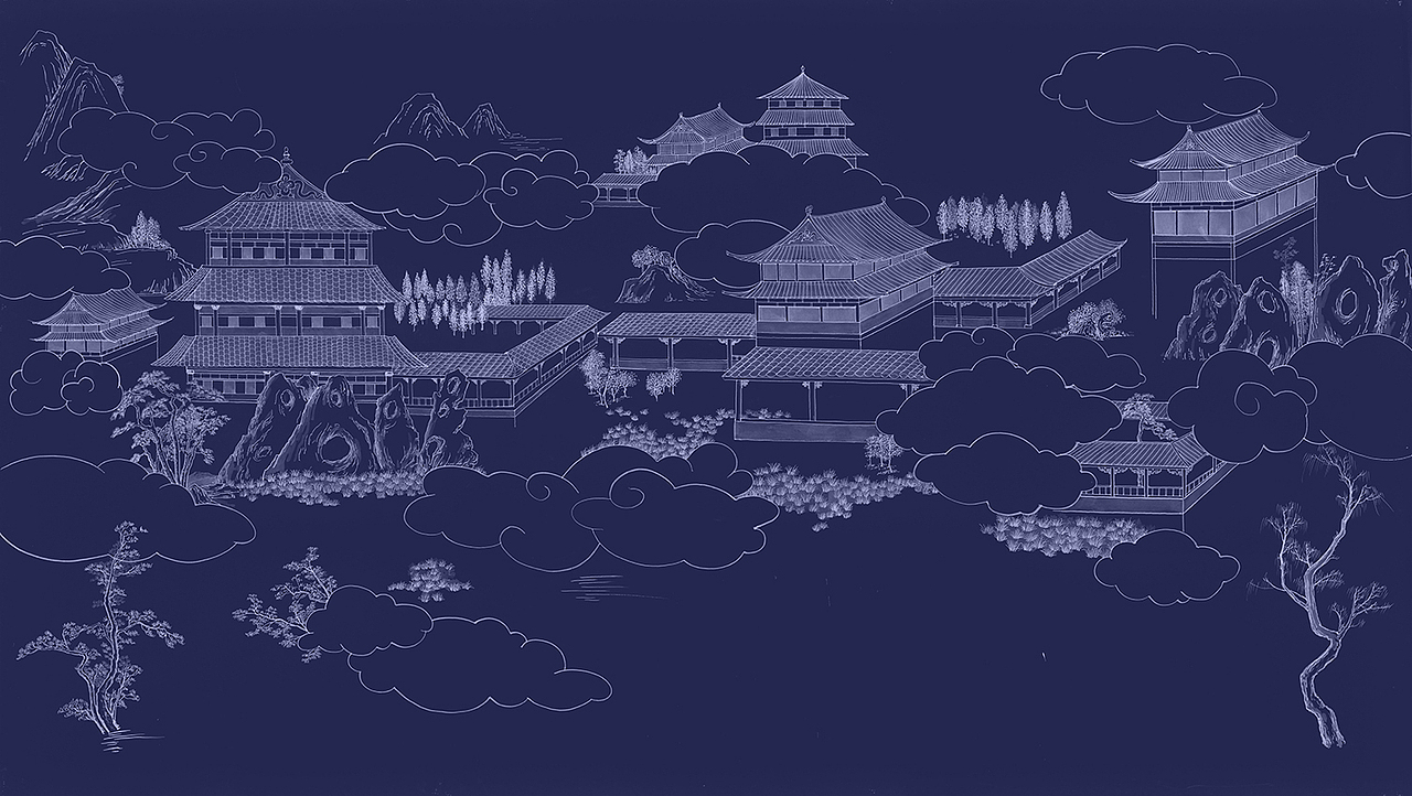 艾嘉利丝印壁画（山水篇）（图ZMjI4NDE0MTY4） - 绘画 - 站酷设计师杰克杰原创素材 - 站酷ZCOOL