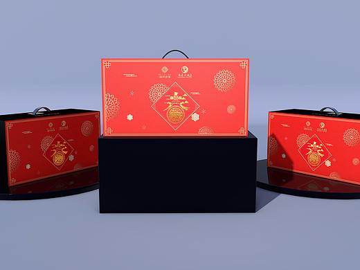 新年年菜礼盒、新年礼盒、酒店礼盒、高端、大气