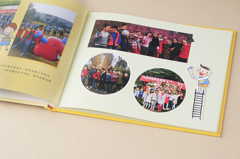 广州小学毕业纪念册设计制作-高端定制设计毕业纪念册