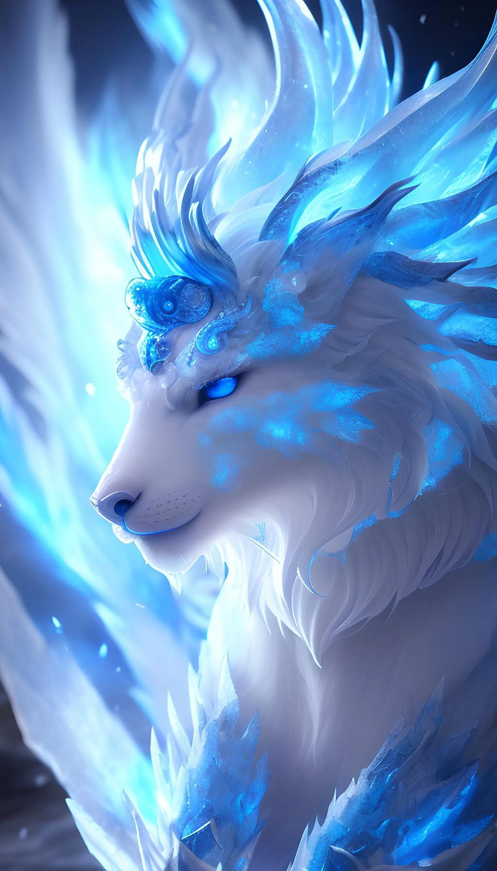 AI 绘图冰霜麒麟（图ZMzM4OTE5MDE2） - AI作品 - 站酷设计师北冥有鱼1945原创素材 - 站酷ZCOOL