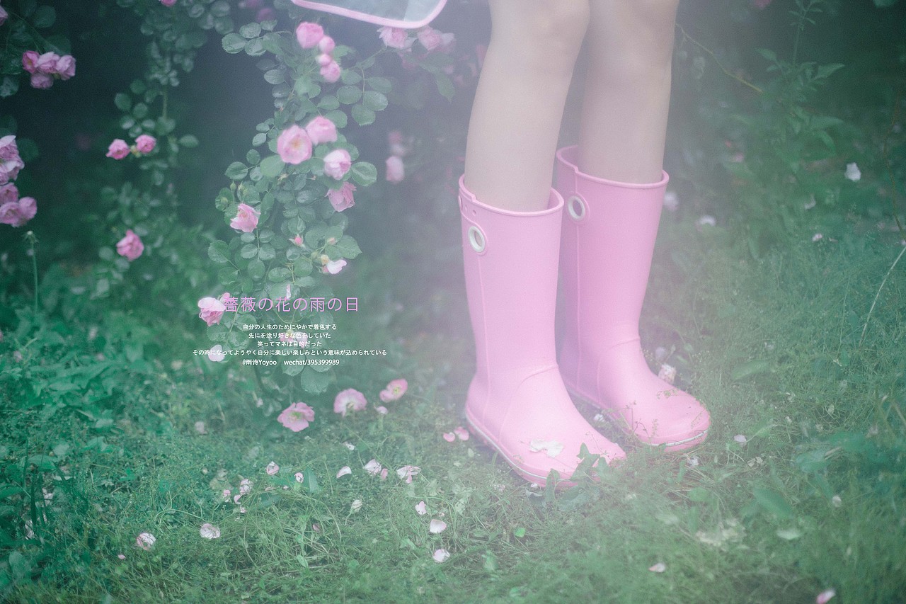 蔷薇花落下雨天（图ZNTAxMDA0Njg=） - 人像摄影 - 站酷设计师bupyoyo原创素材 - 站酷ZCOOL