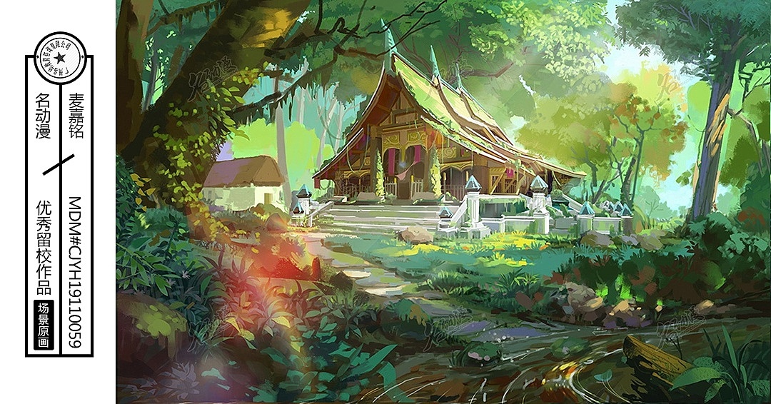 废墟寺庙|其他|其他|名动漫cg数娱_原创作品-站酷(zcool)