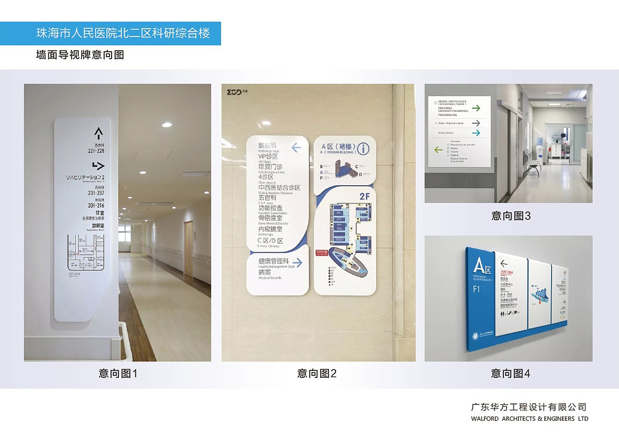 医院标识导视系统参考图