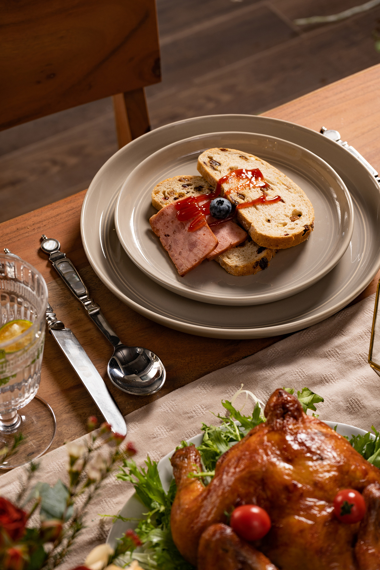 布置一个温暖的感恩节餐桌|摄影|美食摄影|hermoso她们说 - 原创作品