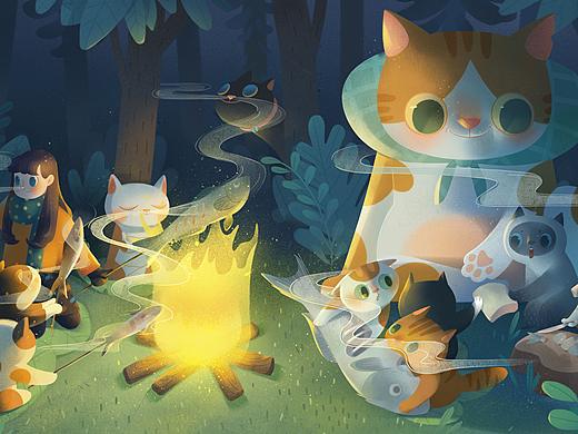 与猫咪们一起过个年