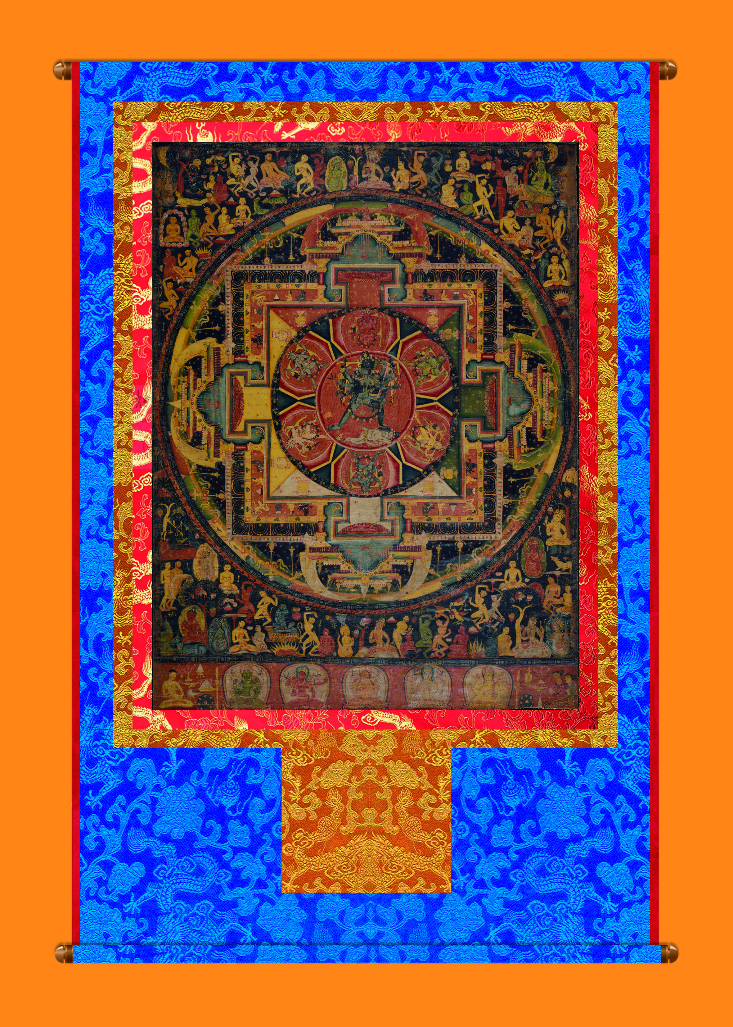西高拉藏族唐卡第二期