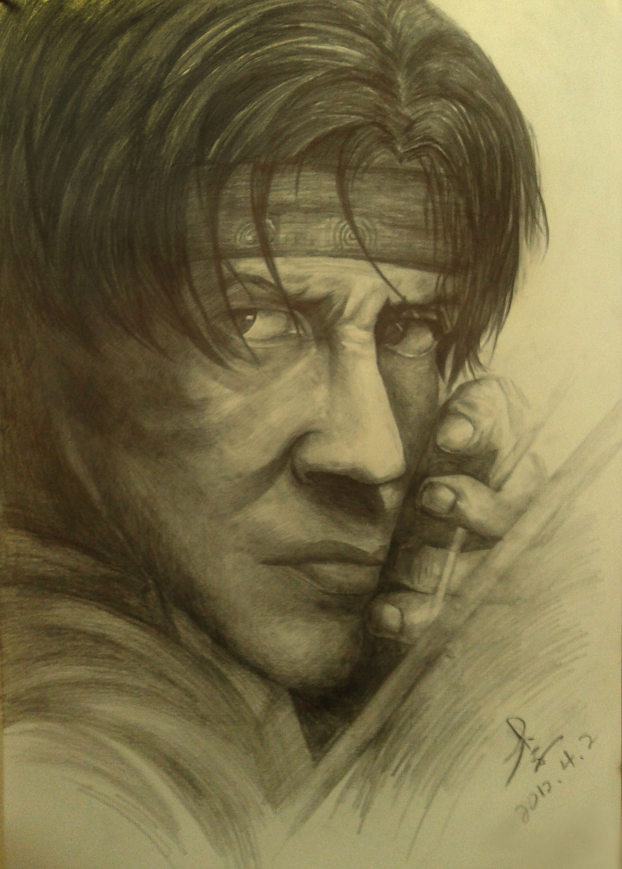 史泰龙,第一滴血4海报版.