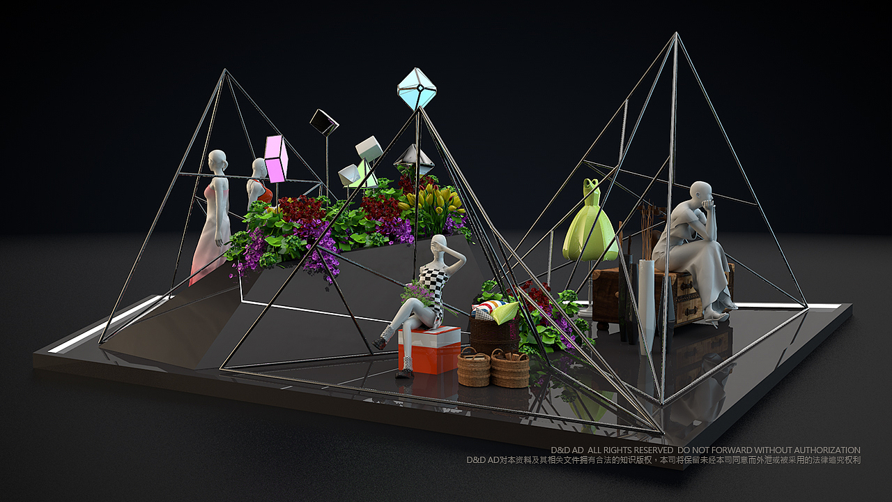 去年的一个商场DP小景（图ZMTQ4NTU5NzI0） - 展陈设计 - 站酷设计师1958迈小小原创素材 - 站酷ZCOOL