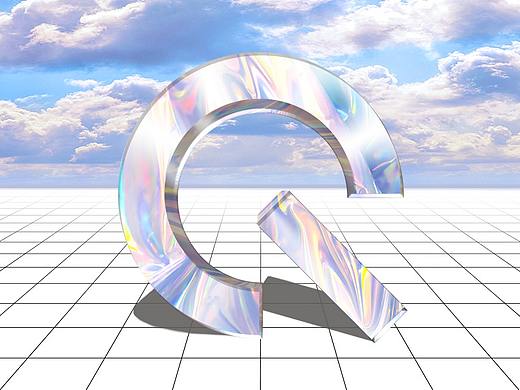 IQOO | 站酷设计大赛 未来主义镭射蒸汽波（个人主页-ZNTIxOTU0Njg=） - 海报 - 站酷设计师雾霾有点咸原创素材 - 站酷ZCOOL