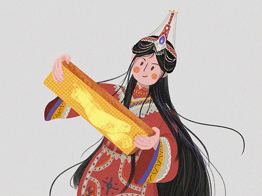 人物造型插画练习1（个人主页-ZNTIyNzE4Njg=） - 创作习作 - 站酷设计师大甜小趣原创素材 - 站酷ZCOOL