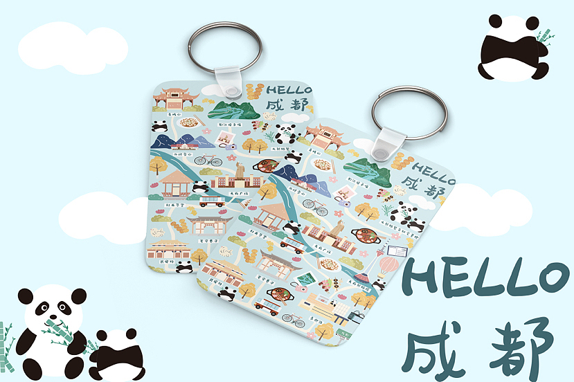 可爱城市系列明信片—hello城市第二期