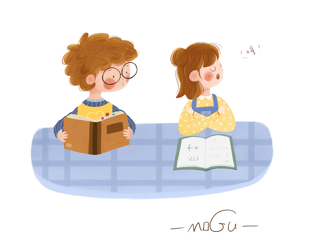 儿童插画-最近的几张练习（图ZMTA5Mzk5Njgw） - 儿童插画 - 站酷设计师MG蘑菇插画原创素材 - 站酷ZCOOL