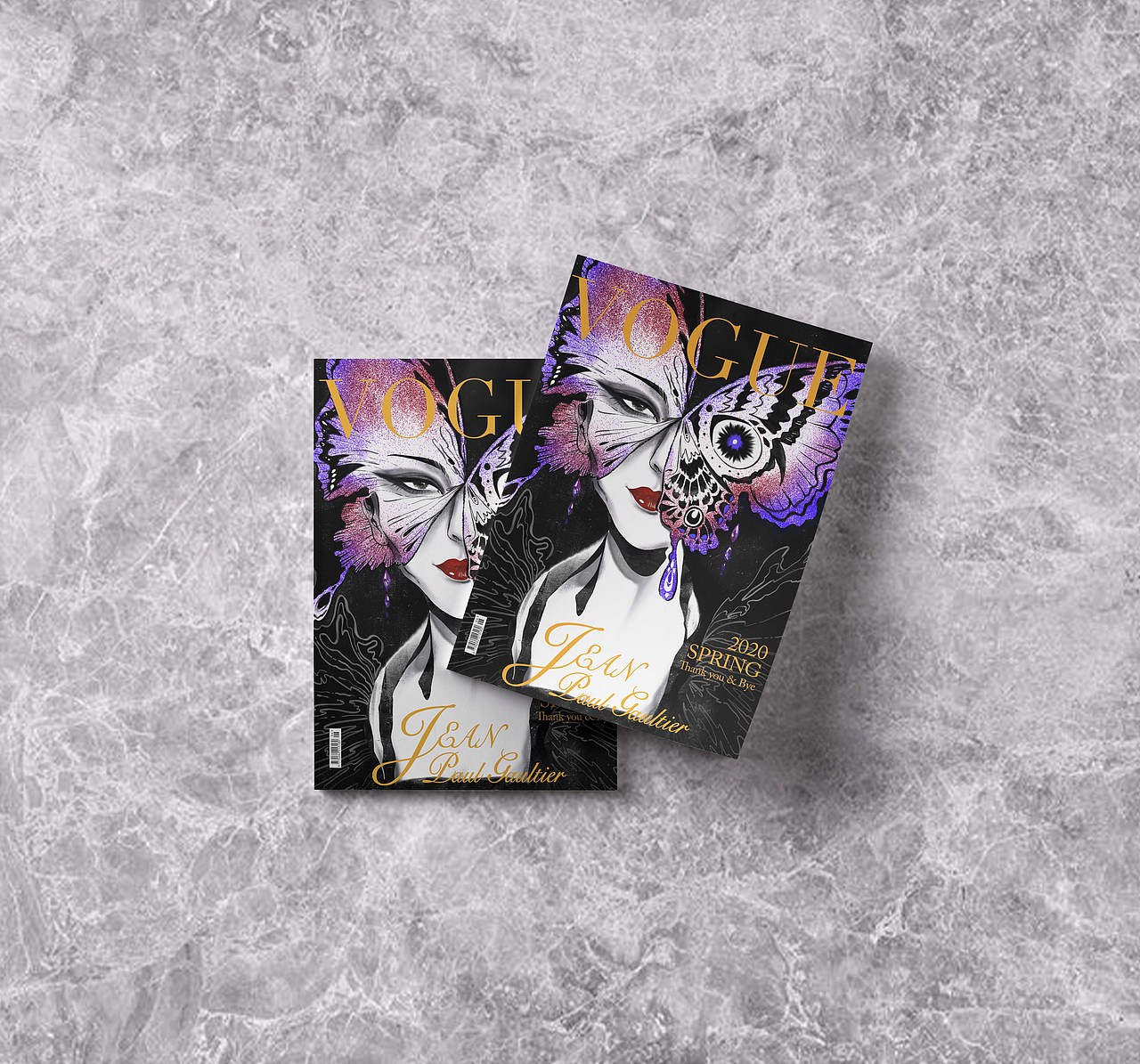 Cover for Jean Paul Gaultier’s last show（图ZMjMyMjUwMzY0） - 创作习作 - 站酷设计师Dannie_Niu原创素材 - 站酷ZCOOL