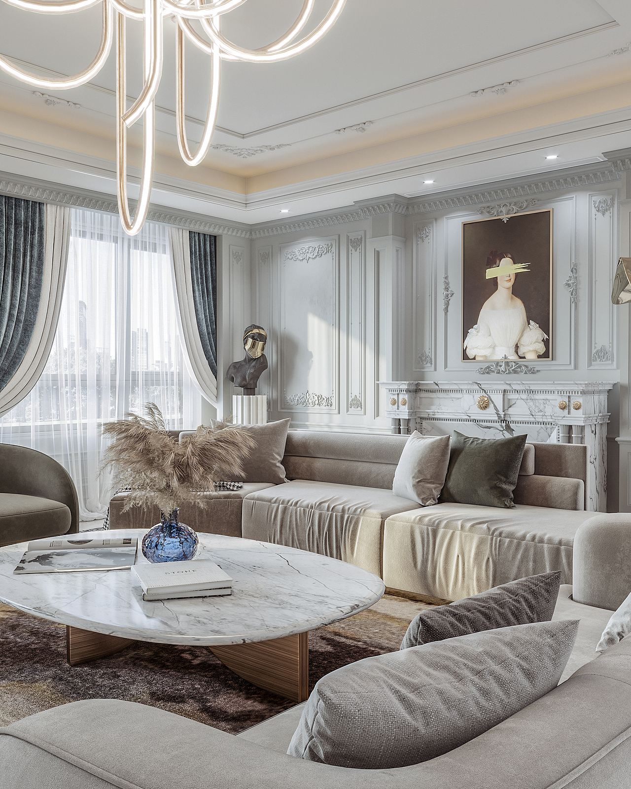 法式别墅（图ZMjM1NDMwNzQw） - 家装设计 - 站酷设计师五月sh原创素材 - 站酷ZCOOL