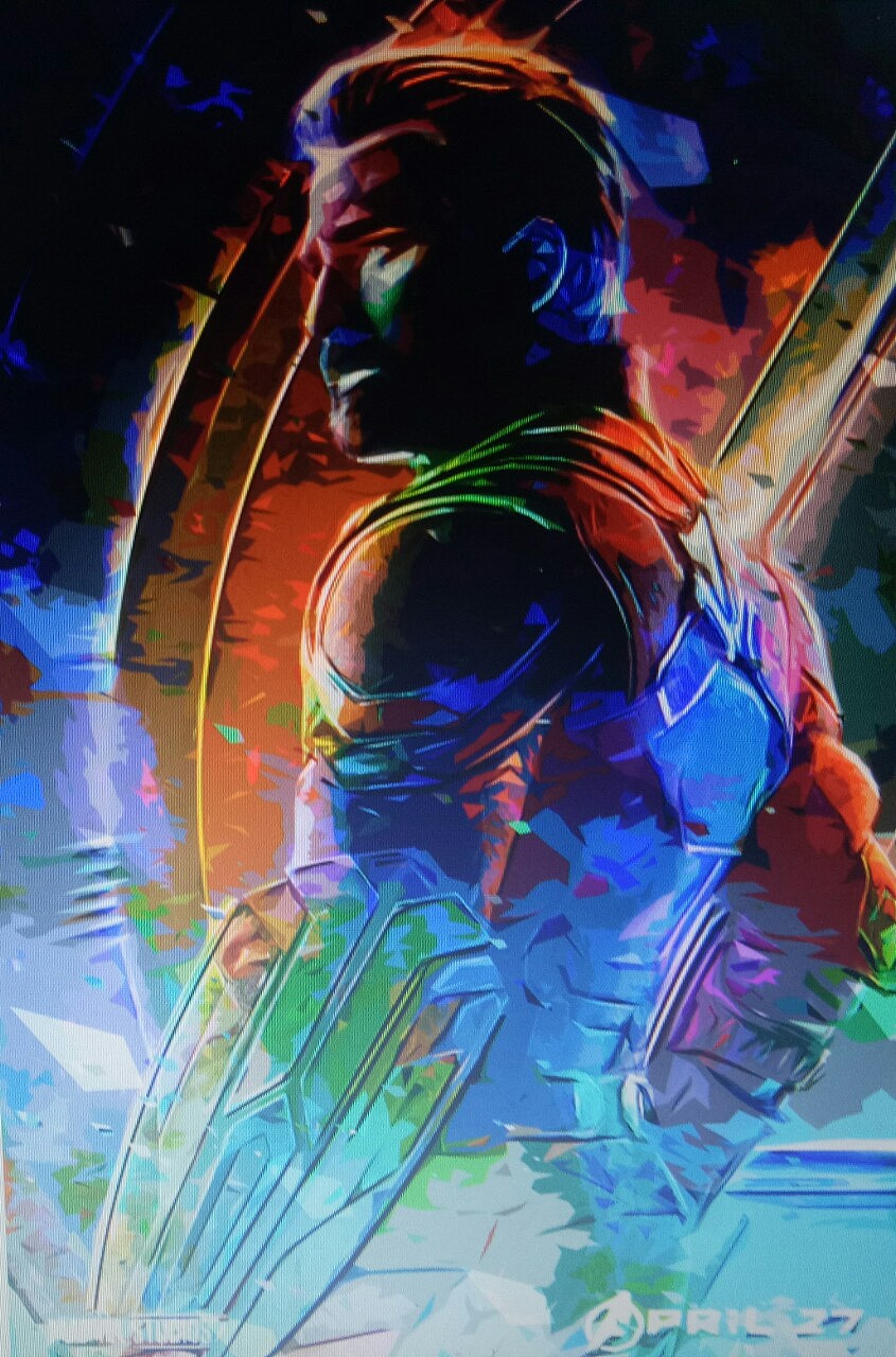 复联3美国队长单人海报重p