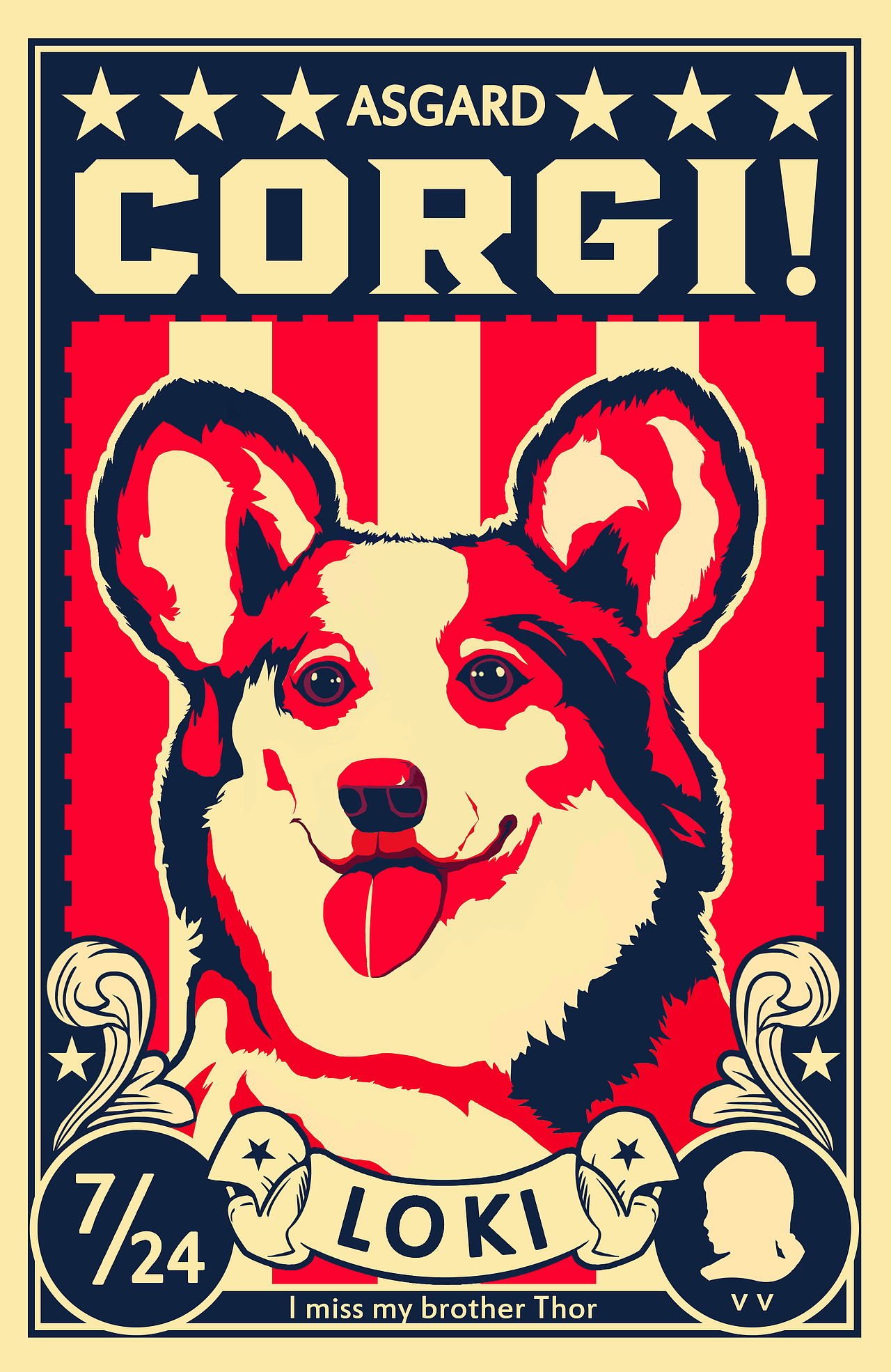 柯基插画（图ZNjQ5NjczNzI=） - 新锐潮流插画 - 站酷设计师造楽主原创素材 - 站酷ZCOOL