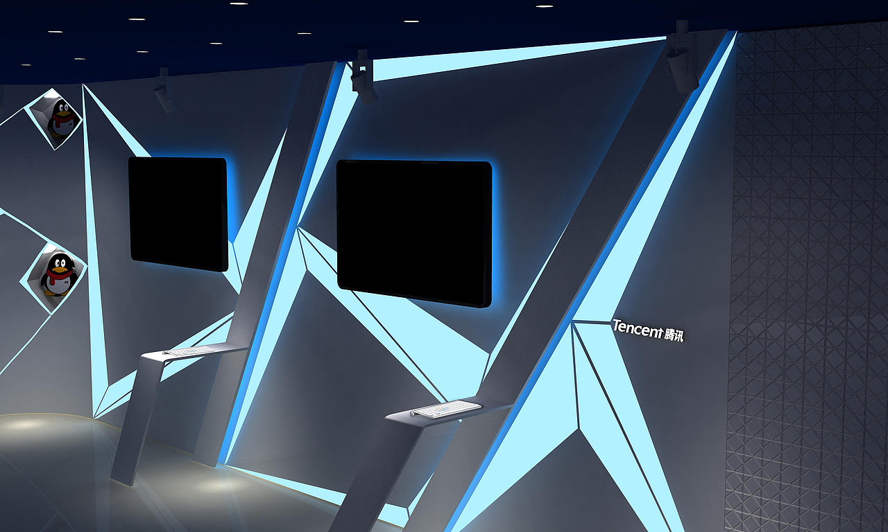 内部展厅（图ZODE5MDA0MA==） - 其他三维 - 站酷设计师han113745451原创素材 - 站酷ZCOOL