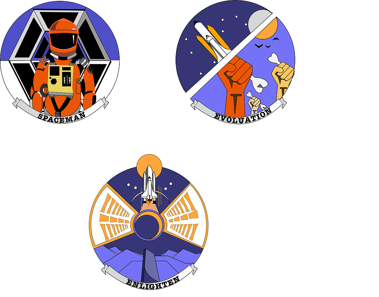 徽章设计-2001太空漫游