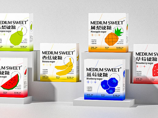 后钟 X MEDIUM SWEET硬糖包装设计