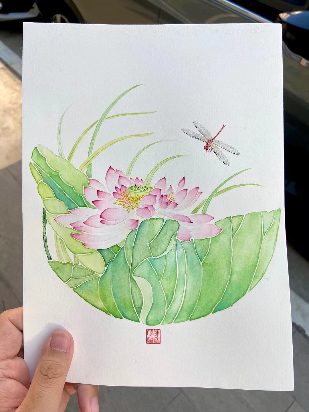 《荷悦》（图ZMjkxNDA0MTc2） - 绘画 - 站酷设计师軒陽原创素材 - 站酷ZCOOL