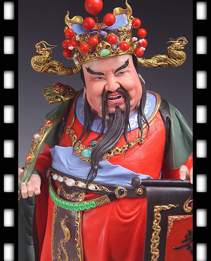 贺加贵面塑软陶(财神)
