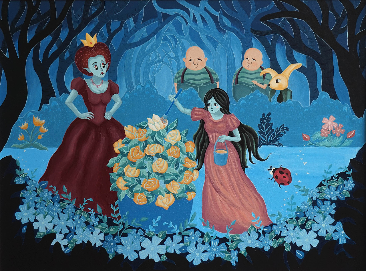 在这里有一个脾气暴躁的女人,傲慢自大,是仙境土地上的统治者。