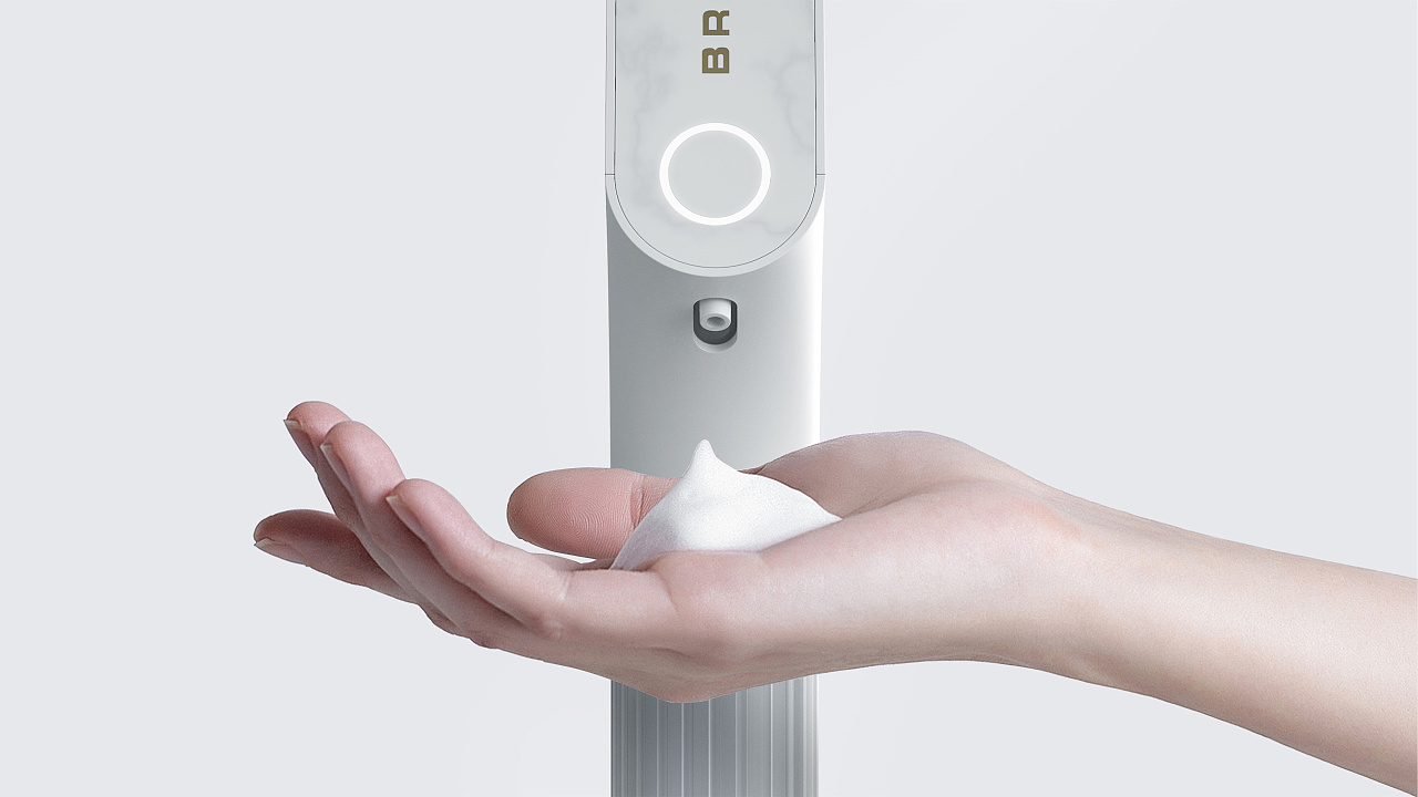 一代自动感应洗手机