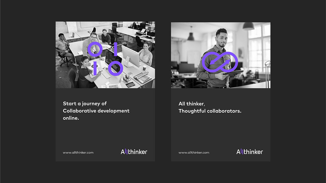 【Allthinker】科技公司品牌设计(图ZMjEwNjY4NjA0) - 品牌 - 站酷设计师回声实验室原创素材 - 站酷ZCOOL