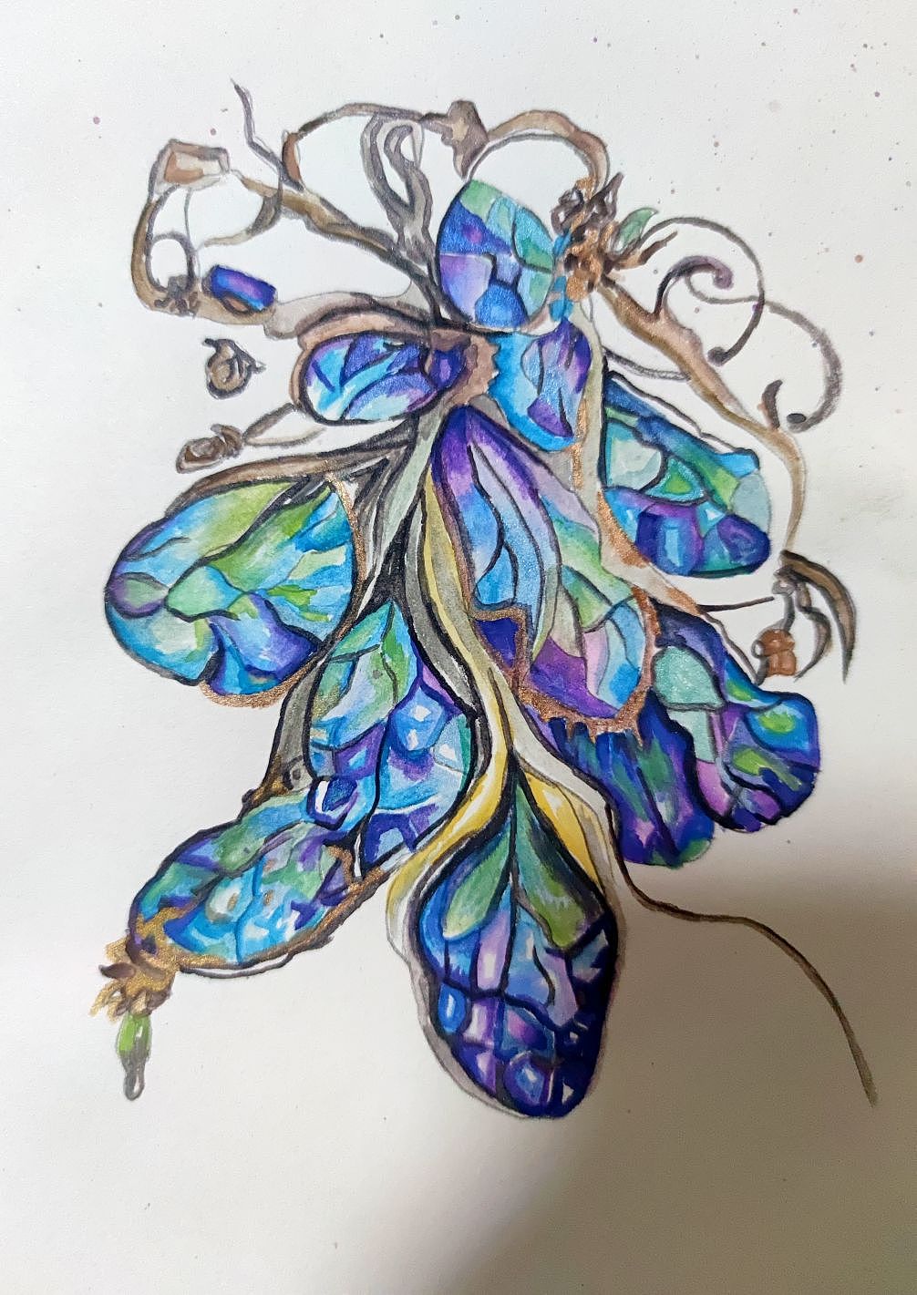 白日臆想蜉蝣解语2（临摹）（图ZMzQ1NTUyOTA4） - 绘画 - 站酷设计师Ximuxuegu606原创素材 - 站酷ZCOOL