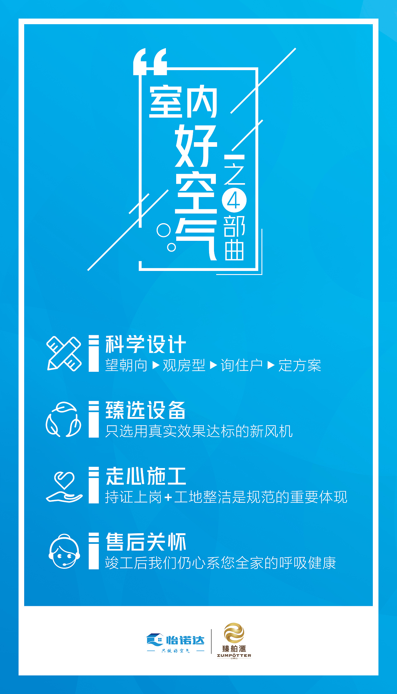 新风室内海报宣传