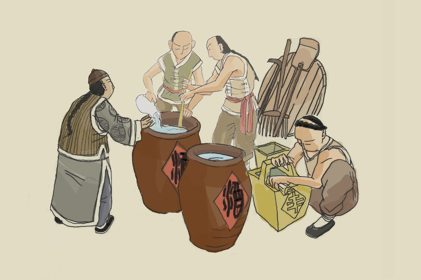 七必坊 清香型白酒|平面|宣传物料|aboo左先生 - 原创作品 - 站酷