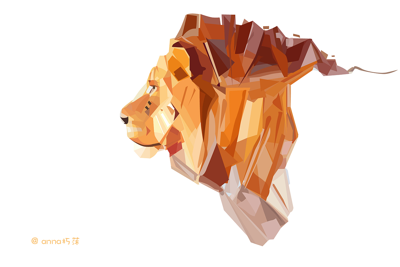 迷人的狮子（图ZMTA4ODE3NzY4） - 创作习作 - 站酷设计师杨皓羽原创素材 - 站酷ZCOOL