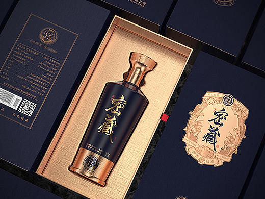 杜康密藏白酒包装设计-黑马奔腾设计