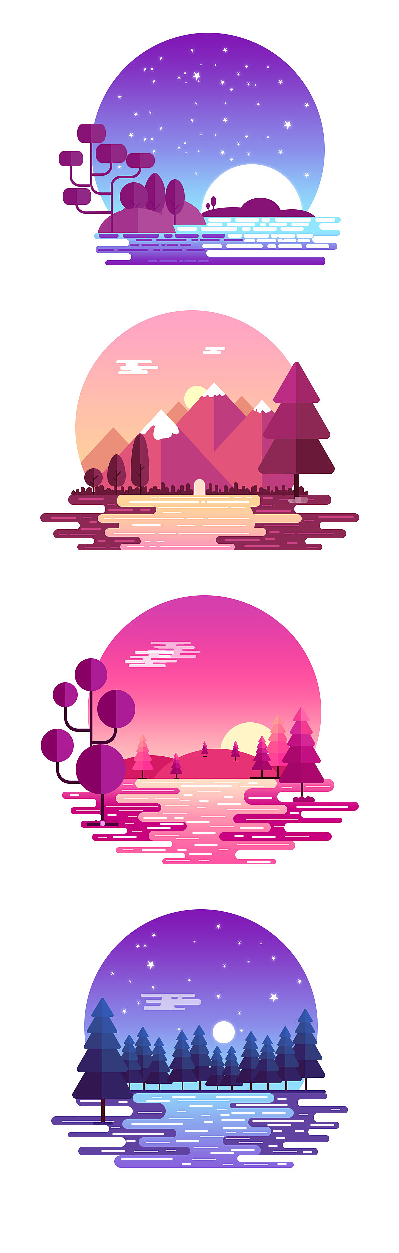 山重水复疑无路,柳暗花明又一村（图ZNjkwMDcwODQ=） - 图案 - 站酷设计师阿K有傻气原创素材 - 站酷ZCOOL