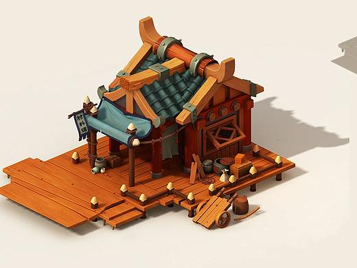 三渲二场景-材料铺