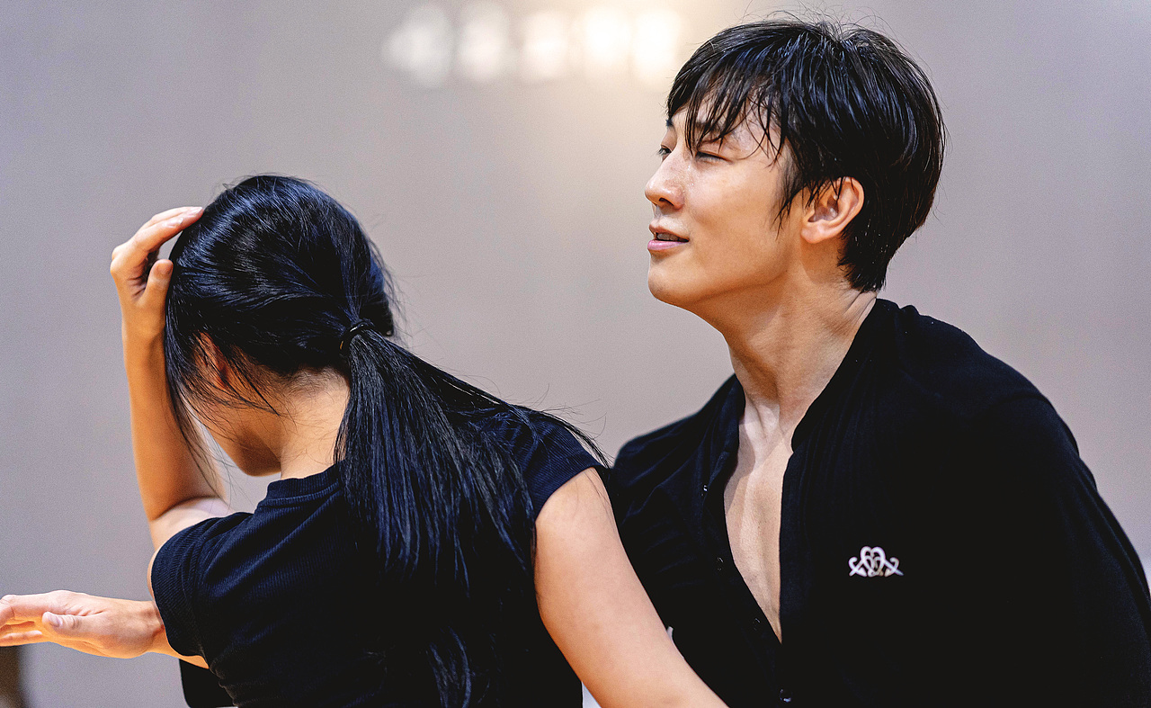 2021年8月23日张爱马迪,贾昊悦新舞彩排