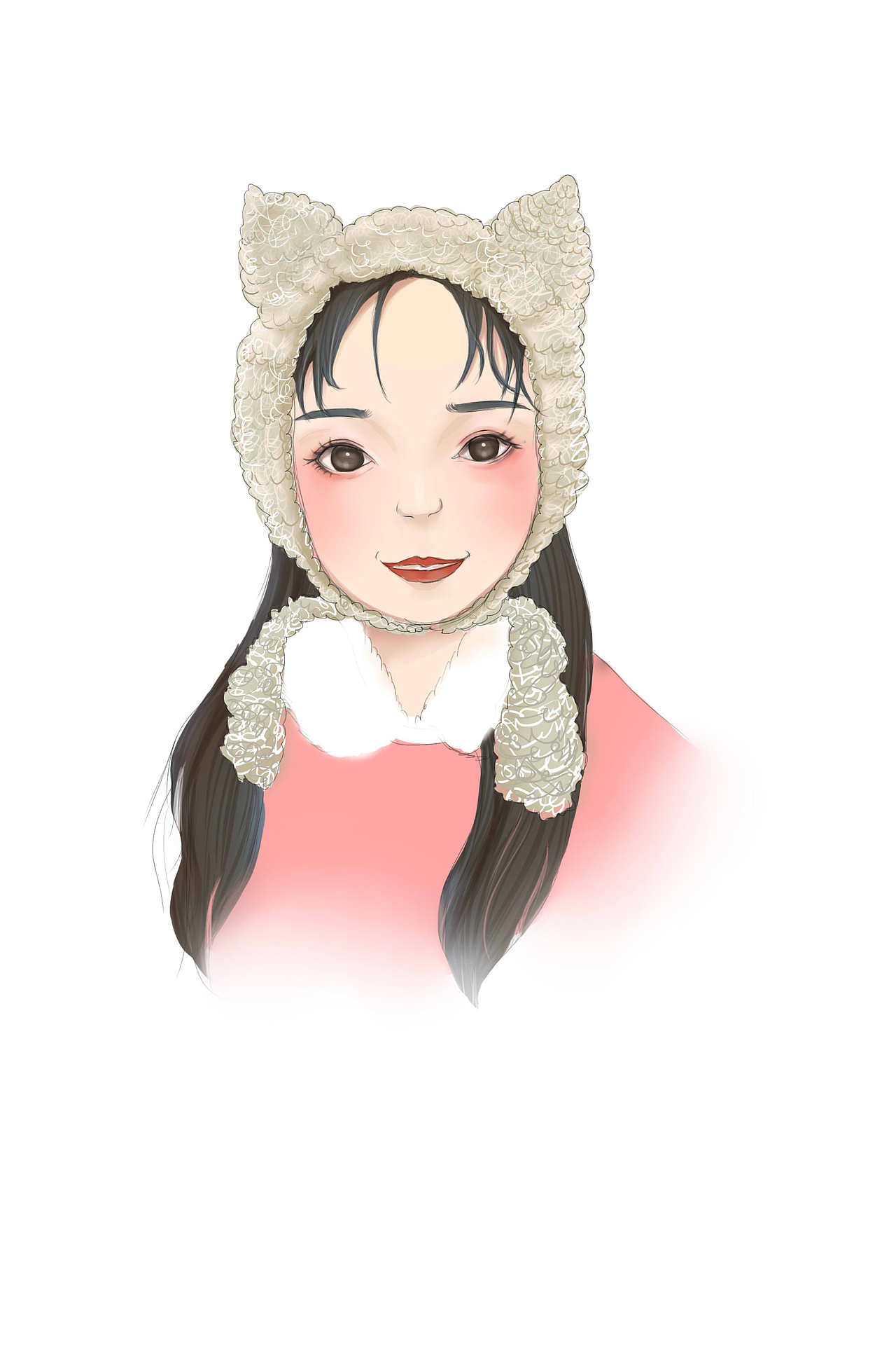 带帽子的女孩（图ZMTQ4NDEwMDE2） - 创作习作 - 站酷设计师一水婆婆原创素材 - 站酷ZCOOL