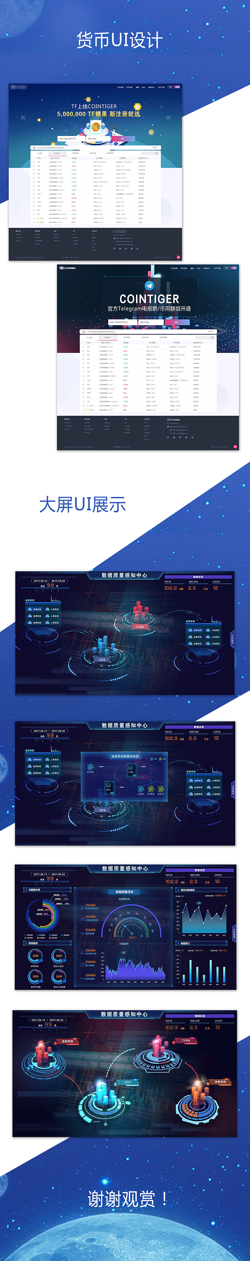 金融货币行业UI界面首页（图ZMTE4ODcwMzE2） - 企业官网 - 站酷设计师蓝宇宇原创素材 - 站酷ZCOOL