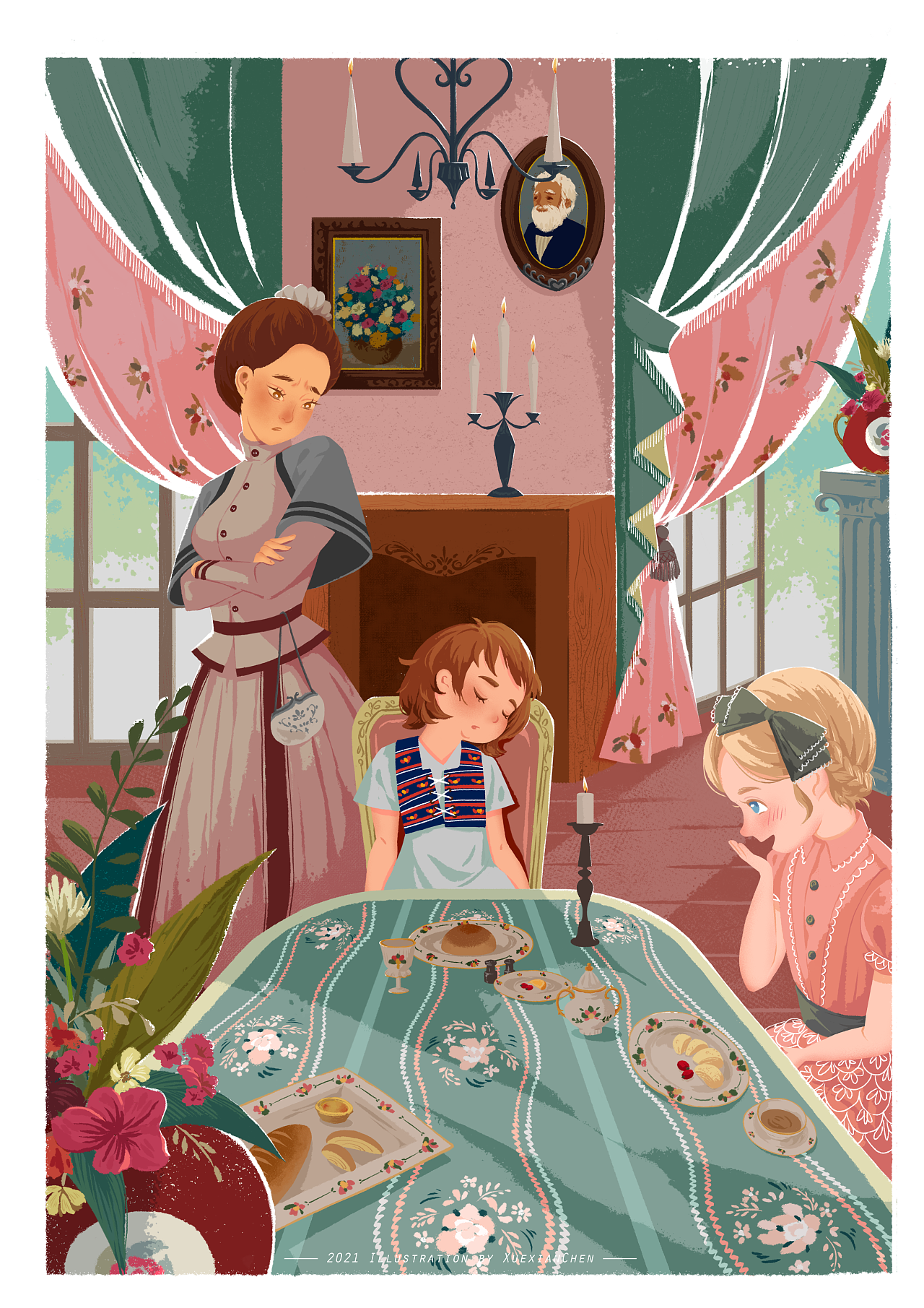 《海蒂》内页插图