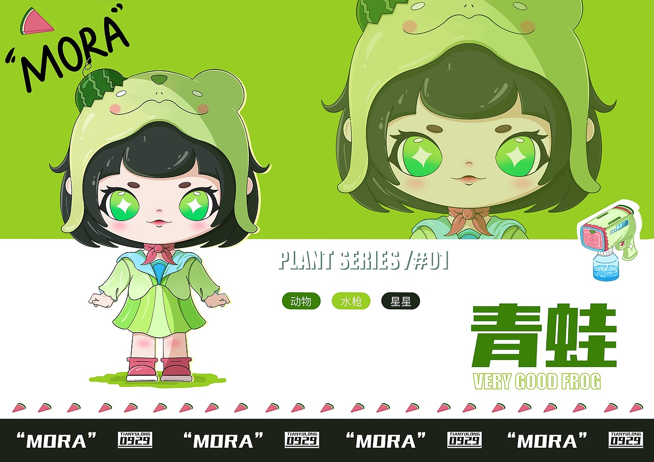 一套IP形象特殊设定测试