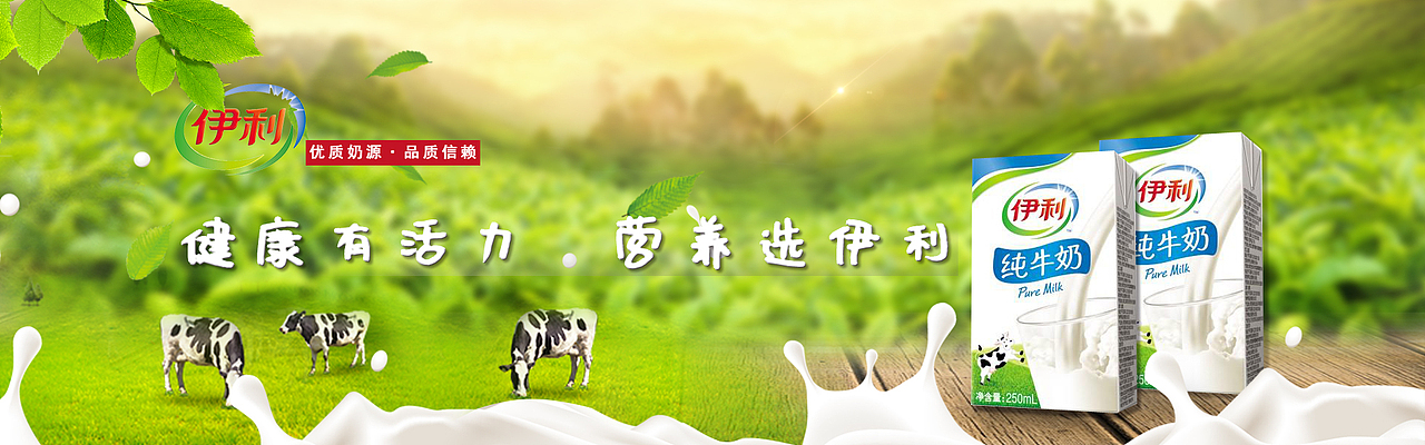 伊利牛奶|平面|宣传物料|ylangshow_原创作品-站酷zcool