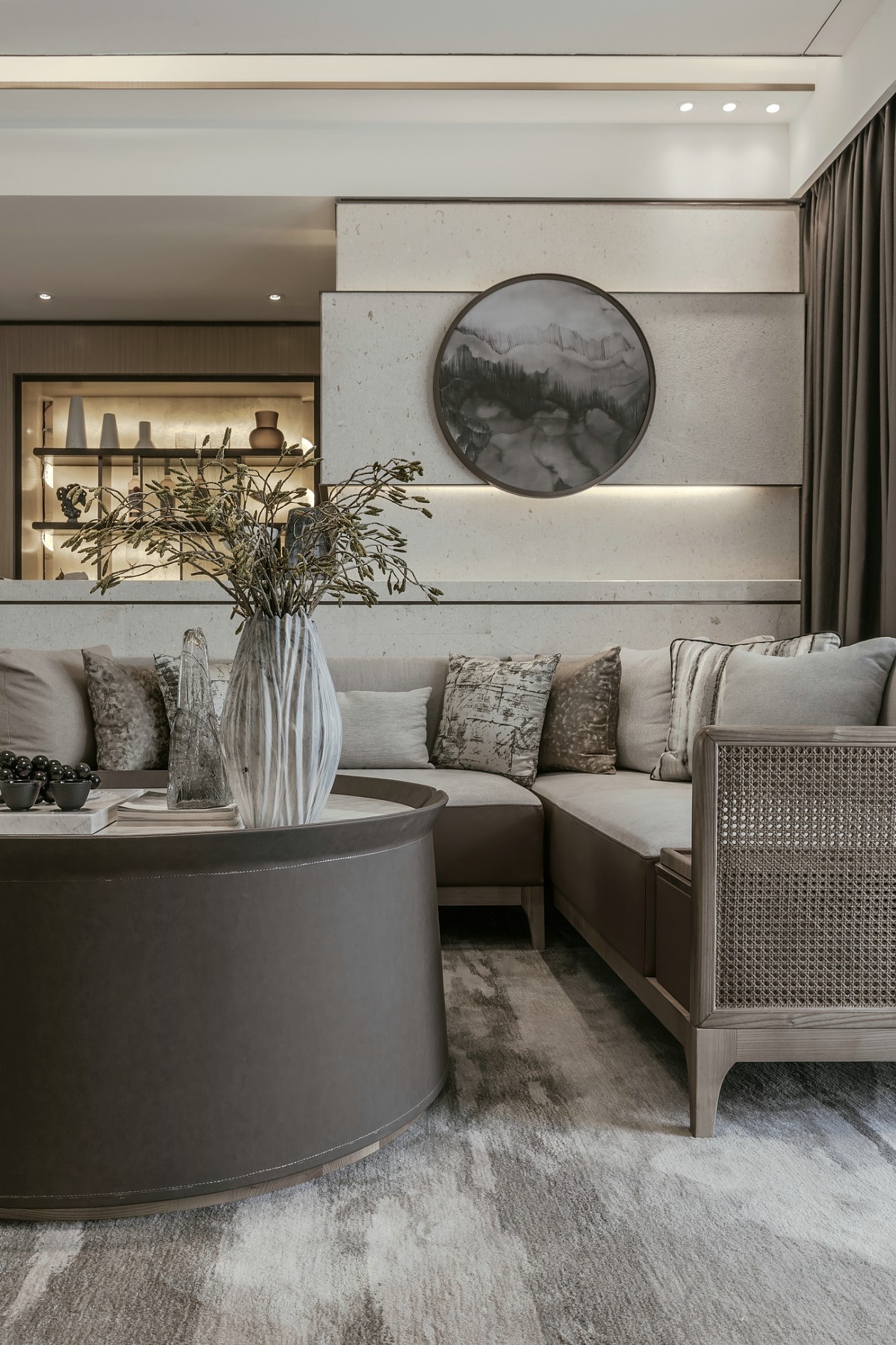 新中式+高级灰,超美的东方设计!