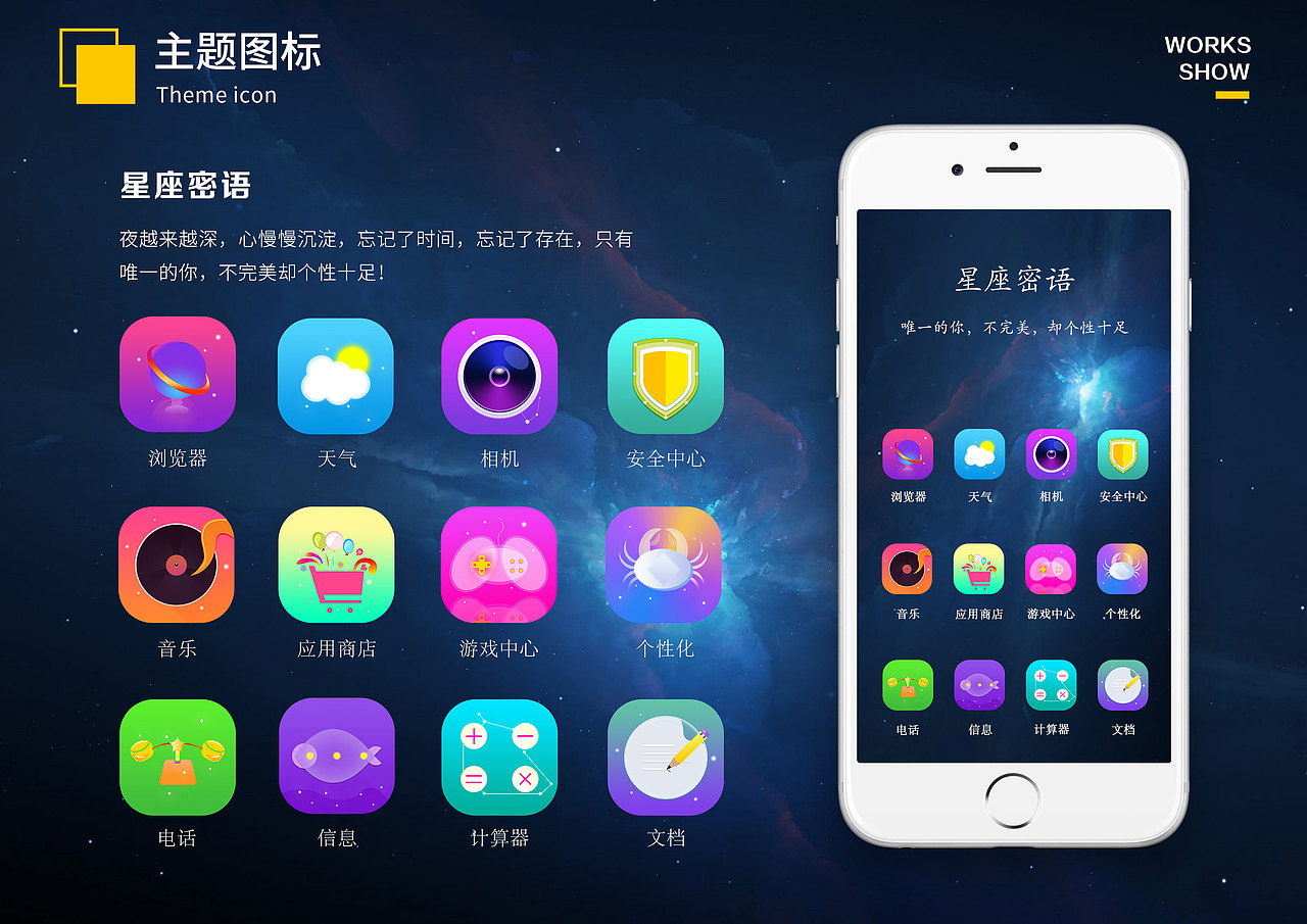 与星座对话,主题一致