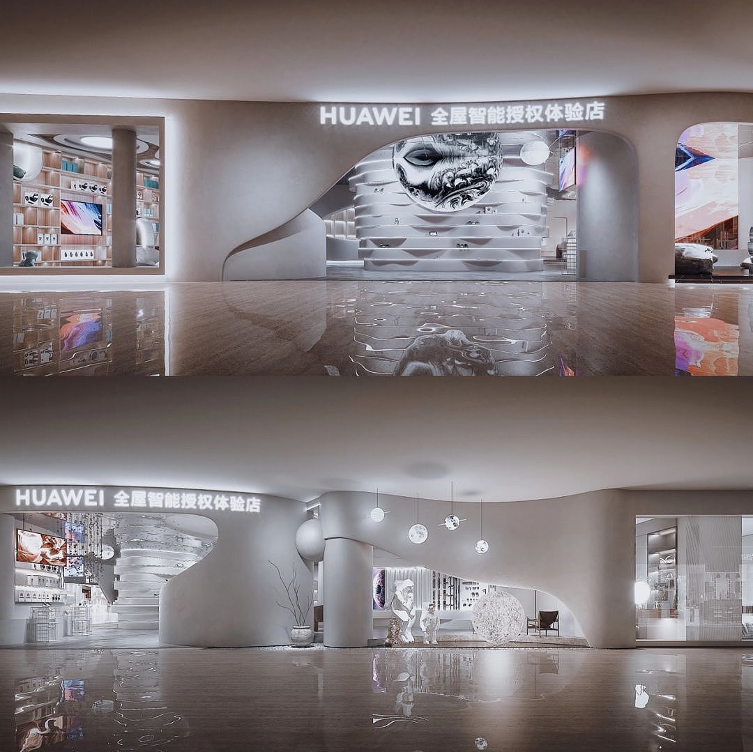 新案| 衍, 华为智能展厅设计虫洞前篇|空间|展陈设计|白甜啊 - 原创