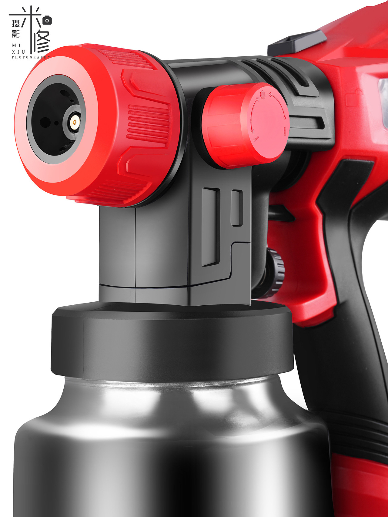 喷漆枪产品白底图拍摄精修案例