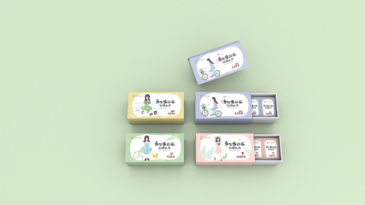 《hi sweetie》红糖包装设计