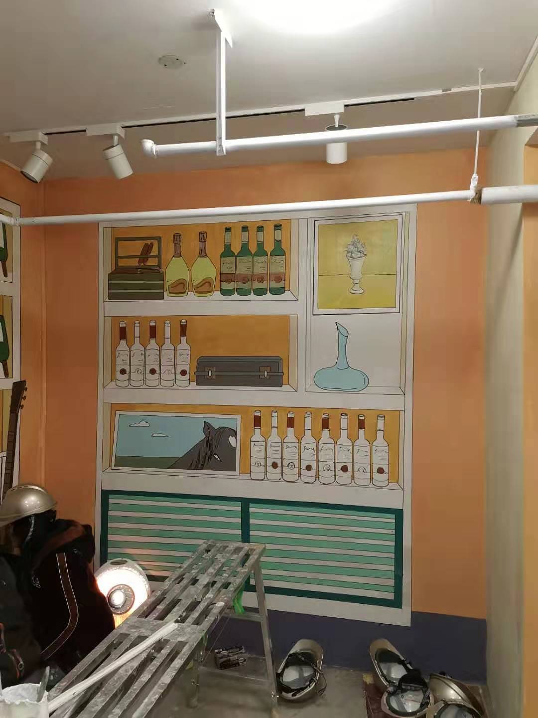 虚拟家具彩绘设计加落地