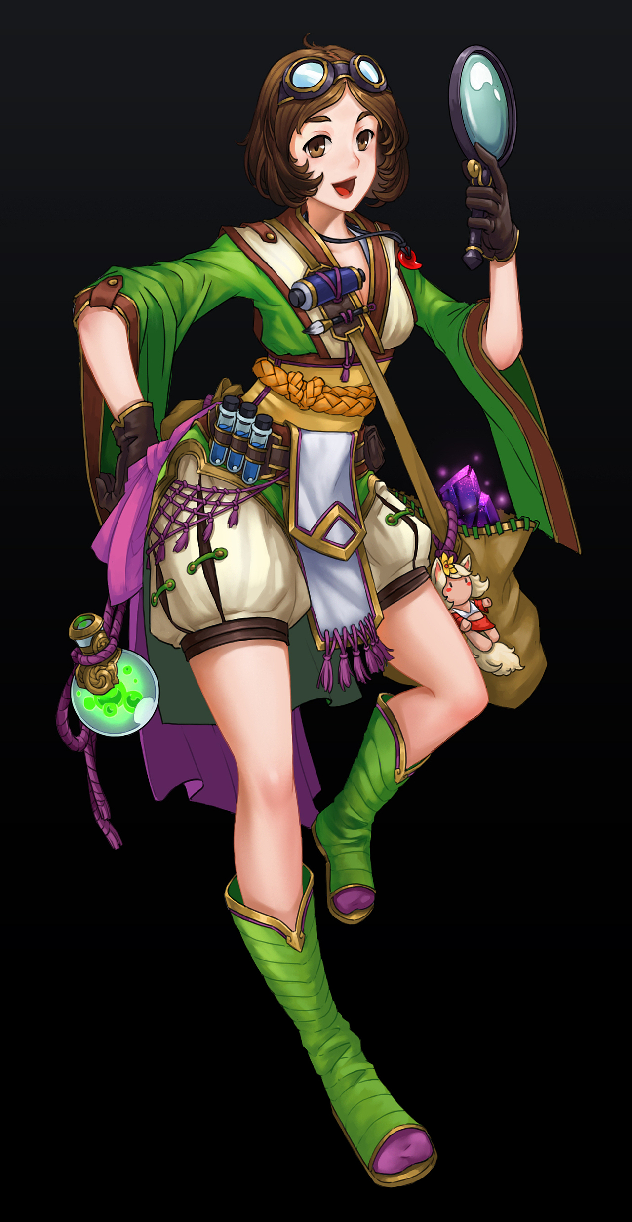 日式游戲立繪（圖ZODgwMzkzNTI=） - 游戲原畫 - 站酷設計師黑黑de喬克巴其原創(chuàng)素材 - 站酷ZCOOL