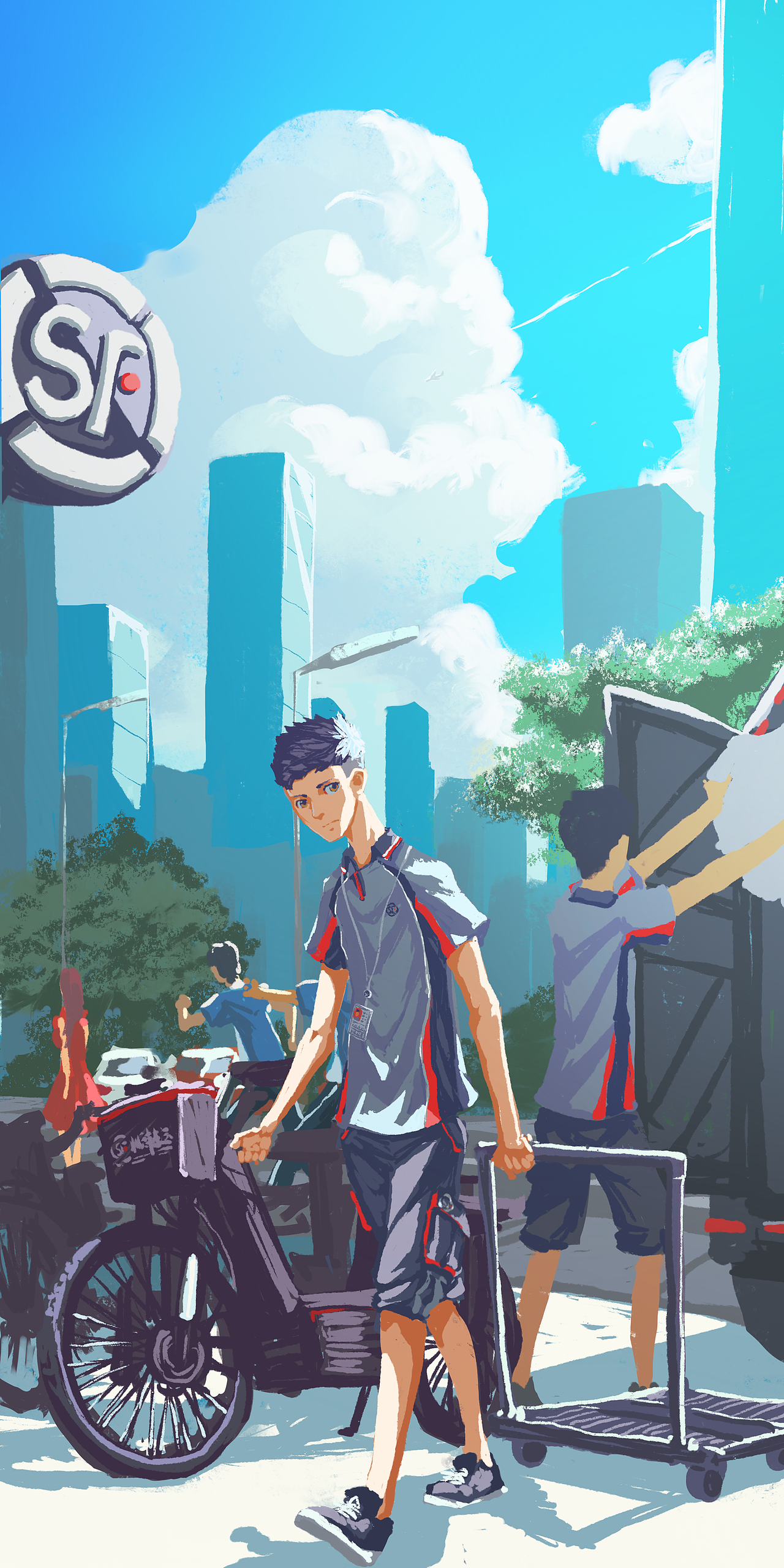 顺丰快递员！（图ZMTE4MzU0NDU2） - 创作习作 - 站酷设计师宇宙人实验体二子原创素材 - 站酷ZCOOL