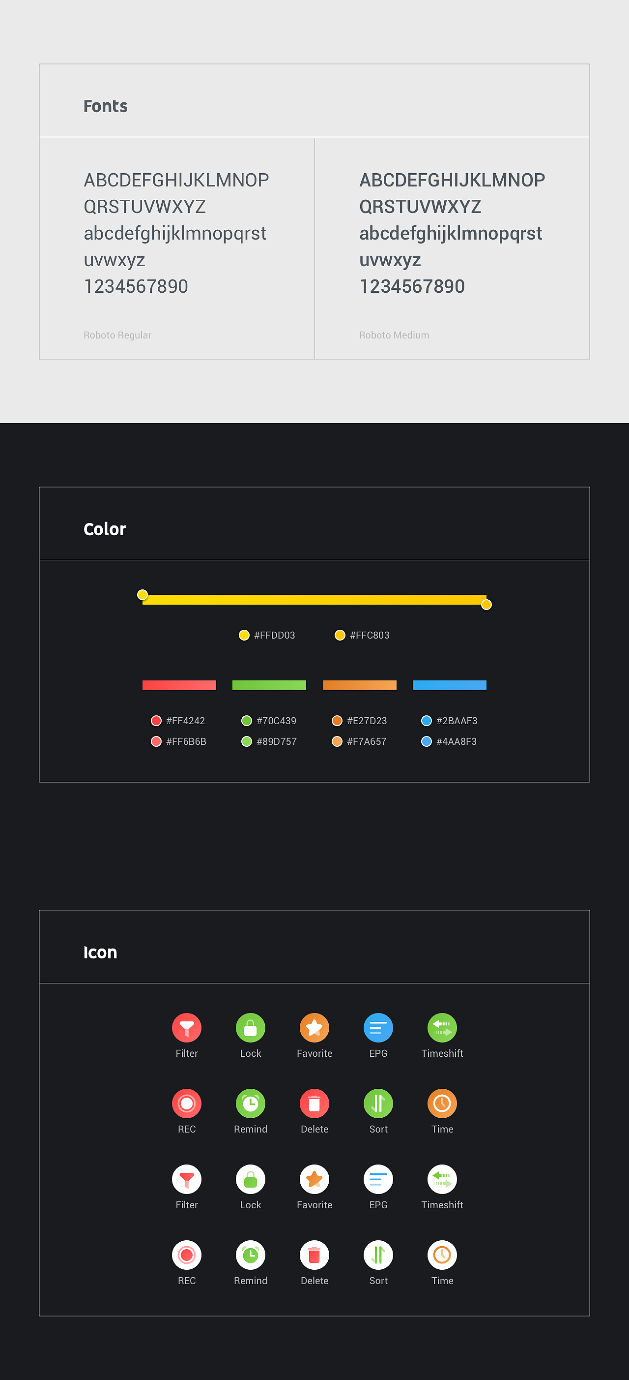 ColorTV电视直播APP（图ZMTY2ODc0Nzk2） - 软件界面 - 站酷设计师来个哈密瓜原创素材 - 站酷ZCOOL